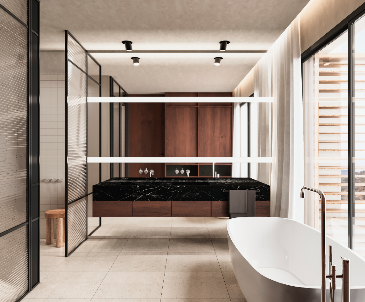 Diseño y reforma integral de villa en Mijas Costa del Sol por Sixfold