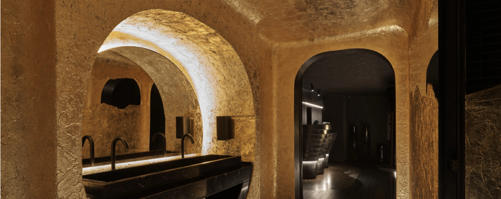 Diseño interior del restaurante Leña en Madrid por la empresa Sixfold